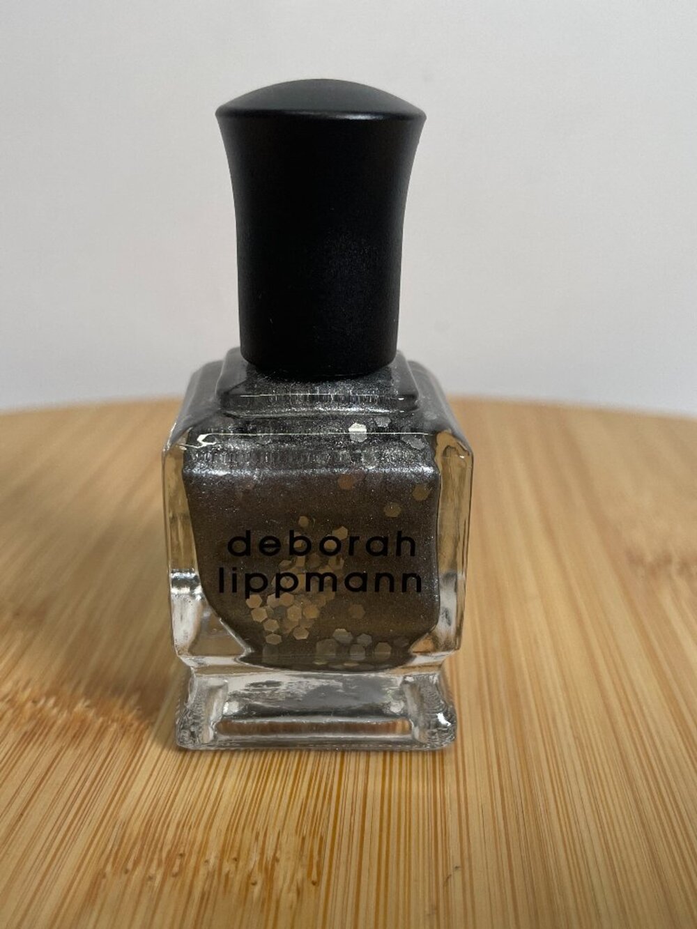 Deborah Lippmann Nail Polish Color Marquee Moon 20055 Silver Gray Glitter 15 mL